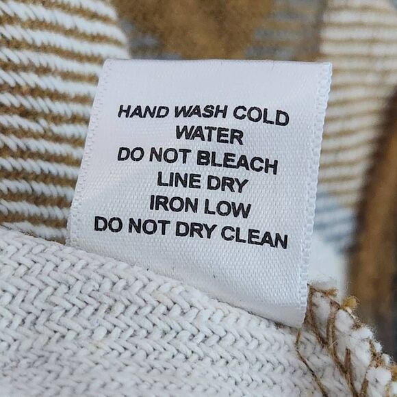 HYFVE Brown Plaid Cropped Jacket NWOT Size Large Brown Plaid Jacket - Picture 10 of 11